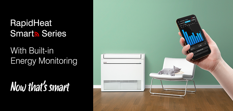 KW50 RapidHeat Smart Floor Console with Built-In Wi-Fi Control - Image 2